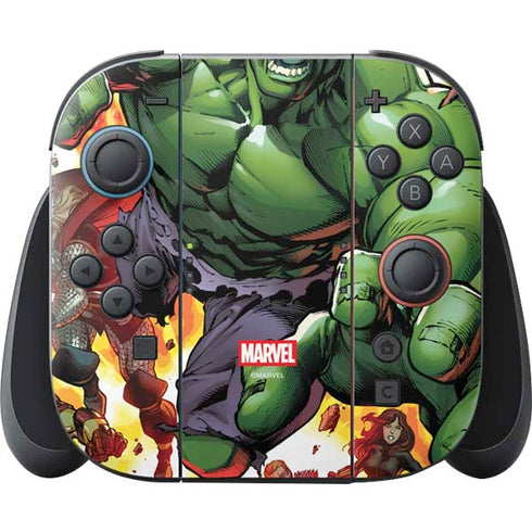Marvel Avengers Assemble Hulk Nintendo Skins