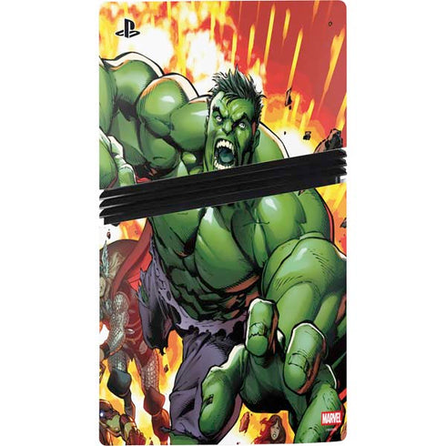 Marvel Avengers Assemble Hulk PS5 Pro Disk Console Skin