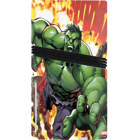 Marvel Avengers Assemble Hulk PS5 Pro Disk Console Skin