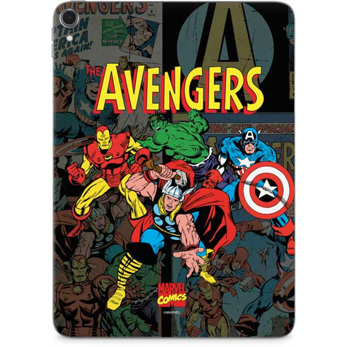 Marvel Classic Comics Avengers Assemble Apple iPad Pro Skin