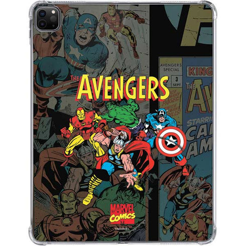Marvel Classic Comics Avengers Assemble iPad Pro 11in (2024) Clear Case