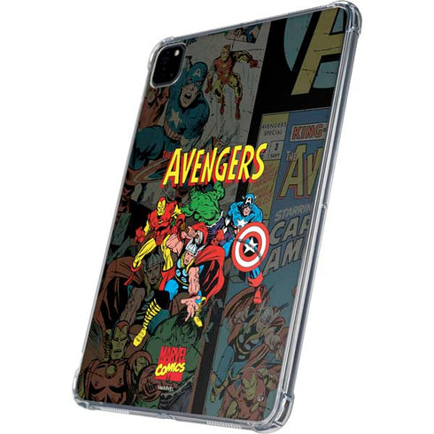 Marvel Classic Comics Avengers Assemble iPad Pro 11in (2024) Clear Case