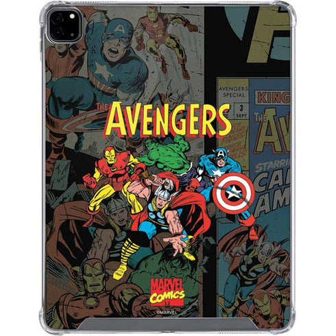Marvel Classic Comics Avengers Assemble iPad Pro 12.9in (2020) Clear Case
