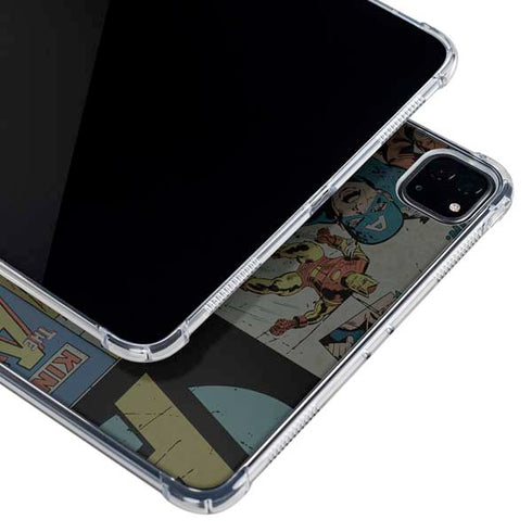 Marvel Classic Comics Avengers Assemble iPad Pro 12.9in (2020) Clear Case