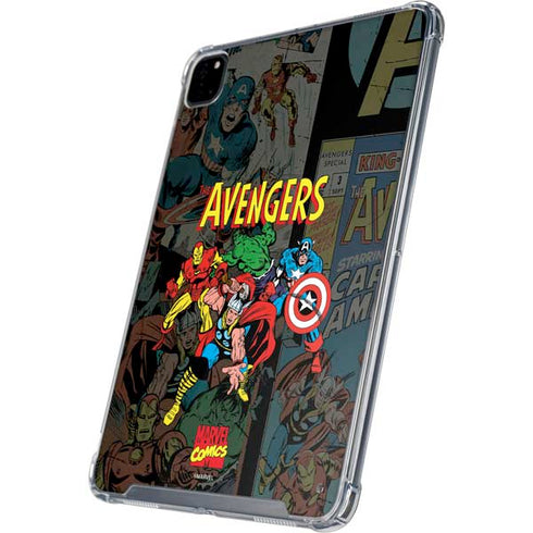 Marvel Classic Comics Avengers Assemble iPad Pro 12.9in (2020) Clear Case