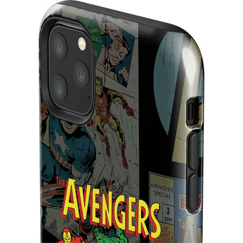 Marvel Classic Comics Avengers Assemble iPhone 11 Pro Max Impact Case