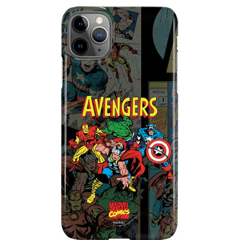 Marvel Classic Comics Avengers Assemble iPhone 11 Pro Max Lite Case