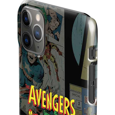 Marvel Classic Comics Avengers Assemble iPhone 11 Pro Max Lite Case