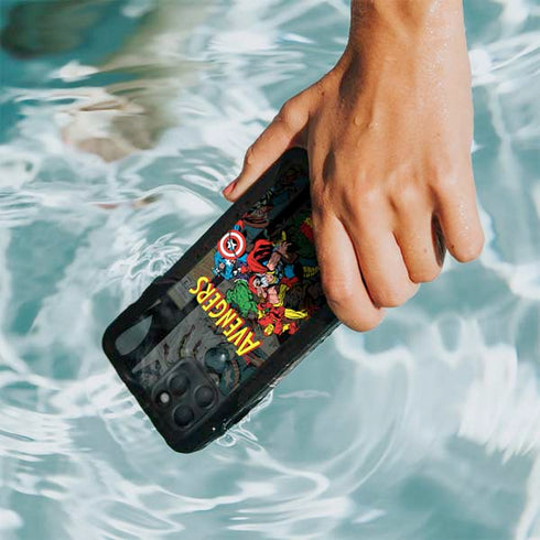 Marvel Classic Comics Avengers Assemble iPhone 11 Pro Max Waterproof Case