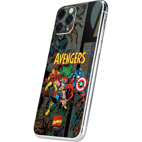 Marvel Classic Comics Avengers Assemble iPhone 11 Pro Skin