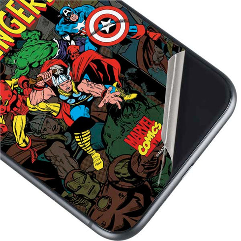 Marvel Classic Comics Avengers Assemble iPhone 11 Skin