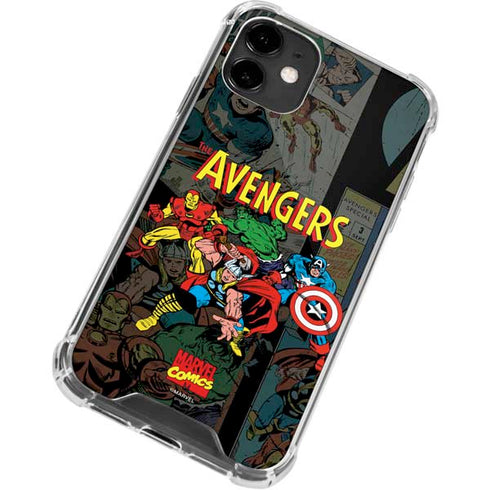 Marvel Classic Comics Avengers Assemble iPhone 12 Clear Case