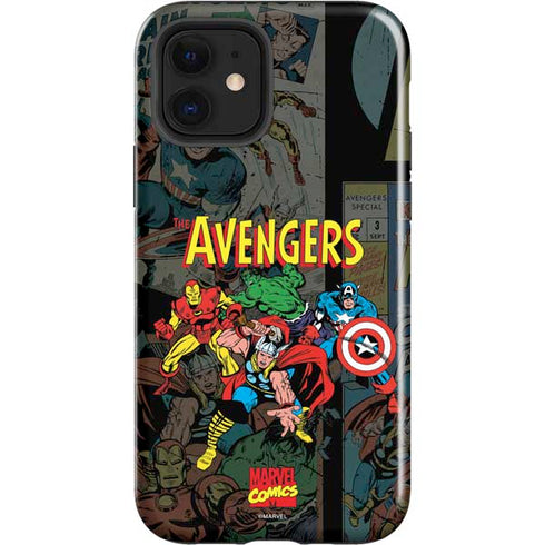 Marvel Classic Comics Avengers Assemble iPhone 12 Impact Case