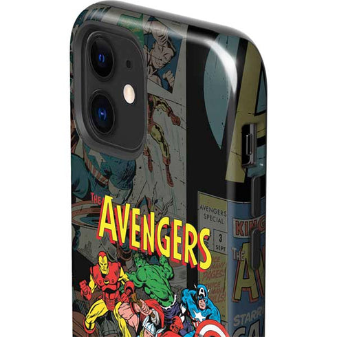Marvel Classic Comics Avengers Assemble iPhone 12 Mini Impact Case