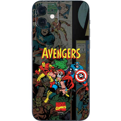 Marvel Classic Comics Avengers Assemble iPhone 12 Mini Skin