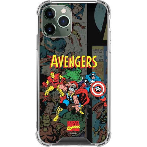 Marvel Classic Comics Avengers Assemble iPhone 12 Pro Clear Case