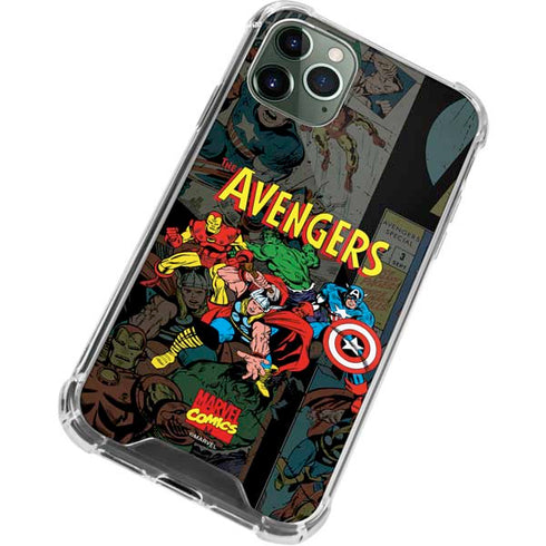 Marvel Classic Comics Avengers Assemble iPhone 12 Pro Clear Case