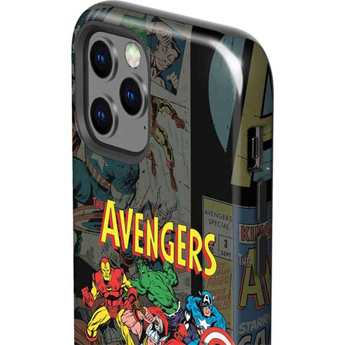 Marvel Classic Comics Avengers Assemble iPhone 12 Pro Impact Case
