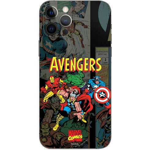 Marvel Classic Comics Avengers Assemble iPhone 12 Pro Skin