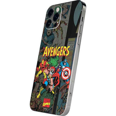 Marvel Classic Comics Avengers Assemble iPhone 12 Pro Skin