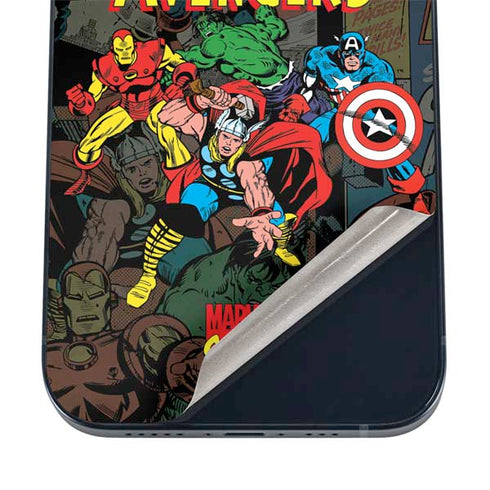 Marvel Classic Comics Avengers Assemble iPhone 12 Skin