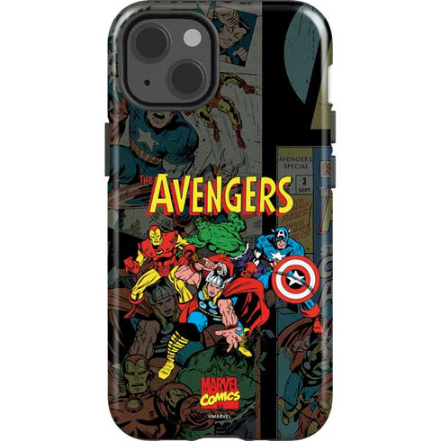 Marvel Classic Comics Avengers Assemble iPhone 13 Impact Case