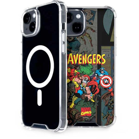 Marvel Classic Comics Avengers Assemble iPhone 13 MagSafe Case
