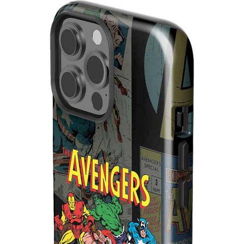 Marvel Classic Comics Avengers Assemble iPhone 13 Pro Max Impact Case