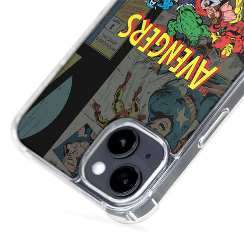 Marvel Classic Comics Avengers Assemble iPhone 14 MagSafe Case
