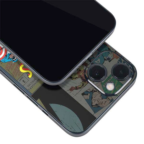 Marvel Classic Comics Avengers Assemble iPhone 14 Plus Skin