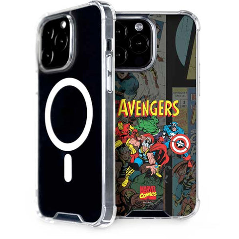 Marvel Classic Comics Avengers Assemble iPhone 14 Pro Max MagSafe Case