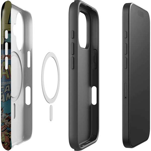 Marvel Classic Comics Avengers Assemble iPhone 16 Magsafe Impact Case