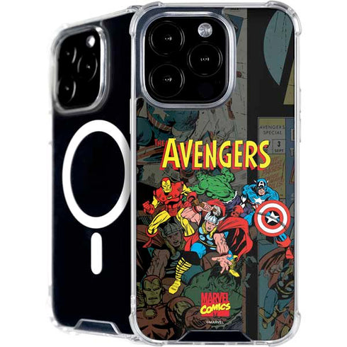 Marvel Classic Comics Avengers Assemble iPhone 16 Pro MagSafe Case