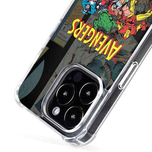 Marvel Classic Comics Avengers Assemble iPhone 16 Pro MagSafe Case