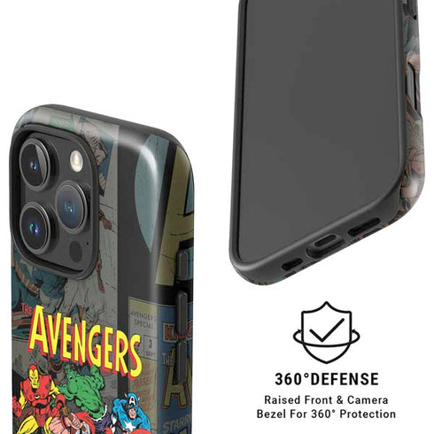 Marvel Classic Comics Avengers Assemble iPhone 16 Pro Magsafe Impact Case