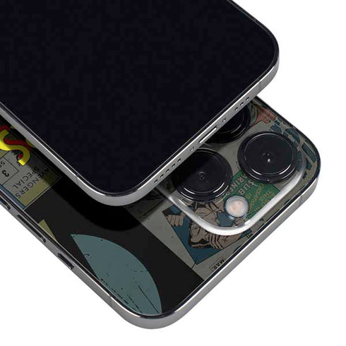 Marvel Classic Comics Avengers Assemble iPhone 16 Pro Max Skin