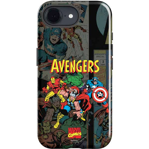 Marvel Classic Comics Avengers Assemble iPhone 16e Impact Case