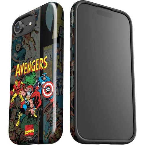 Marvel Classic Comics Avengers Assemble iPhone 16e Impact Case