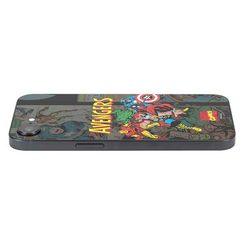 Marvel Classic Comics Avengers Assemble iPhone 16e Skin
