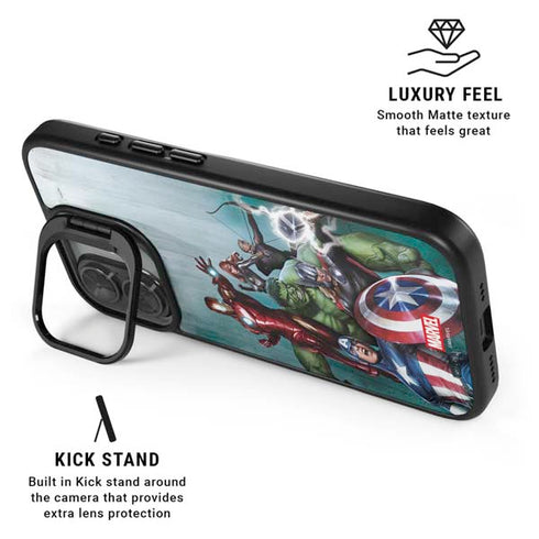 Marvel Avengers Assemble iPhone 17 Kickstand Case