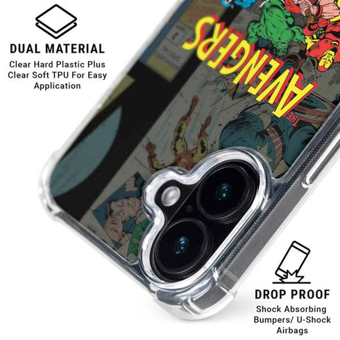 Marvel Classic Comics Avengers Assemble iPhone 17 MagSafe Case