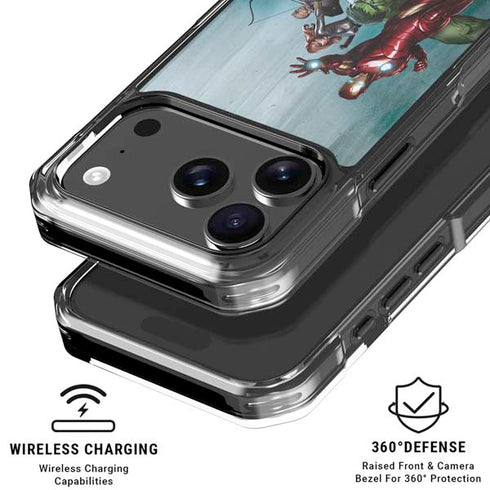 Marvel Avengers Assemble iPhone 17 Pro Clear Case