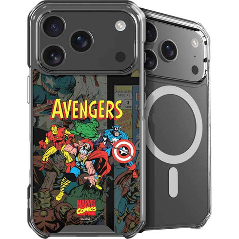 Marvel Classic Comics Avengers Assemble iPhone 18 Pro Max MagSafe Case
