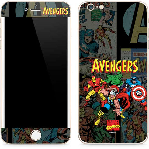 Marvel Classic Comics Avengers Assemble iPhone 6/6s Plus Skin