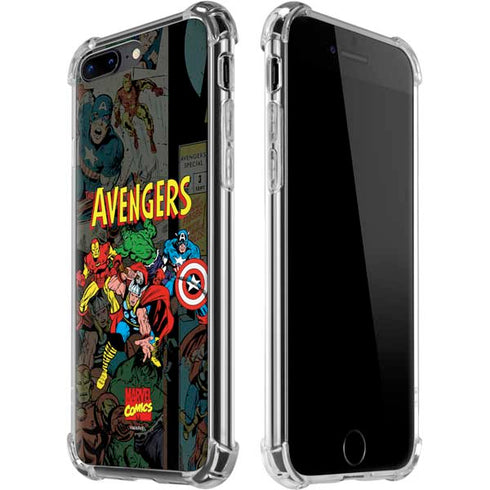 Marvel Classic Comics Avengers Assemble iPhone 7/8 Plus Clear Case