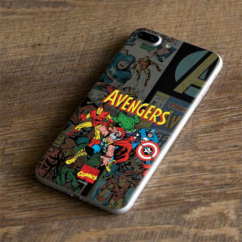 Marvel Classic Comics Avengers Assemble iPhone 7 Plus Skin
