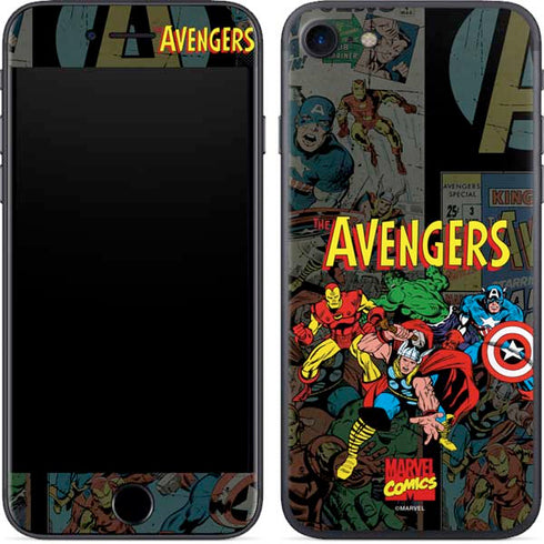 Marvel Classic Comics Avengers Assemble iPhone 8 Skin