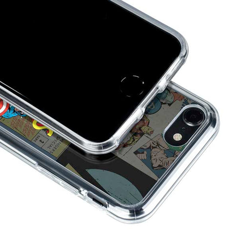 Marvel Classic Comics Avengers Assemble iPhone SE (2nd & 3rd Gen) Clear Case