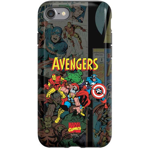 Marvel Classic Comics Avengers Assemble iPhone SE (2nd & 3rd Gen) Pro Case