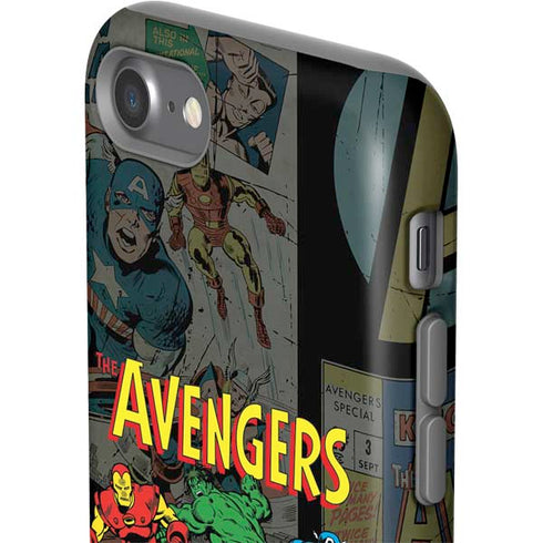 Marvel Classic Comics Avengers Assemble iPhone SE (2nd & 3rd Gen) Pro Case